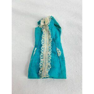 Vintage Barbie Francie # 1274 Iced Blue Dress Only Mod 1965